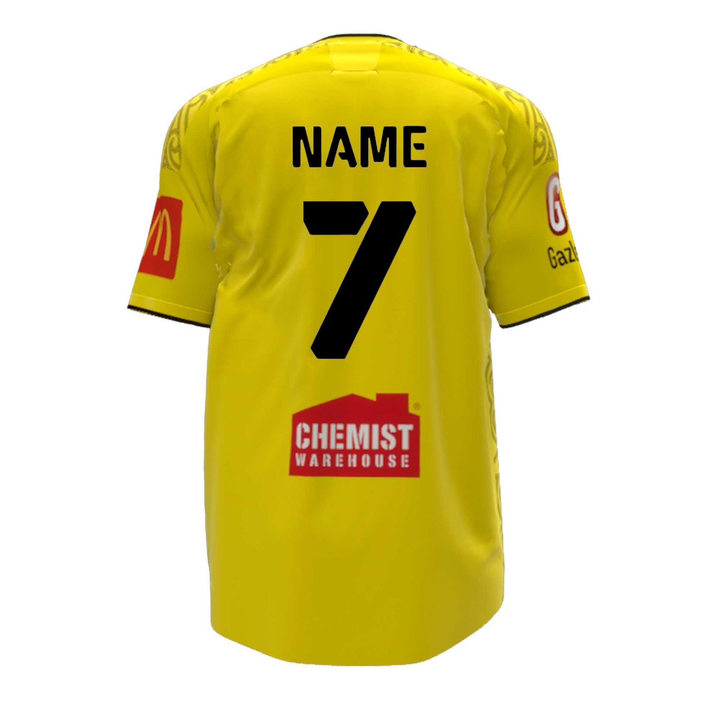 Wellington Phoenix Liberty A-League Replica Yellow Jersey - Men